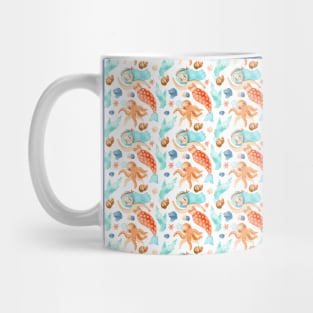 Mermaid Octopus Pattern Mug